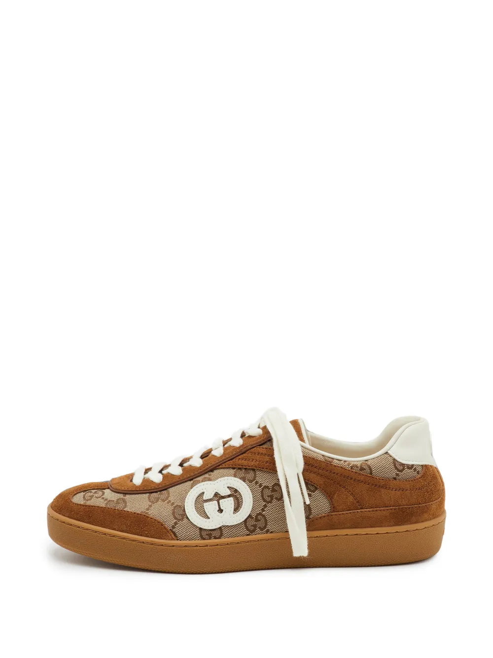 Gucci Pre-Owned Sneakers G75 con monogramma GG - Marrone