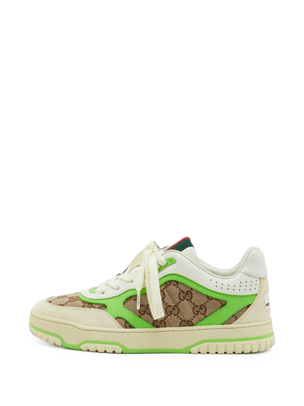 Gucci Pre-Owned Re-Web GG sneakers - Nude
