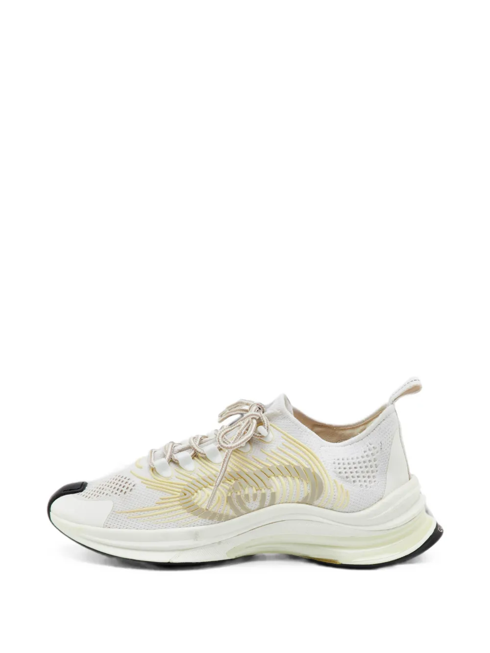 Gucci Pre-Owned Run knit sneakers - Bianco