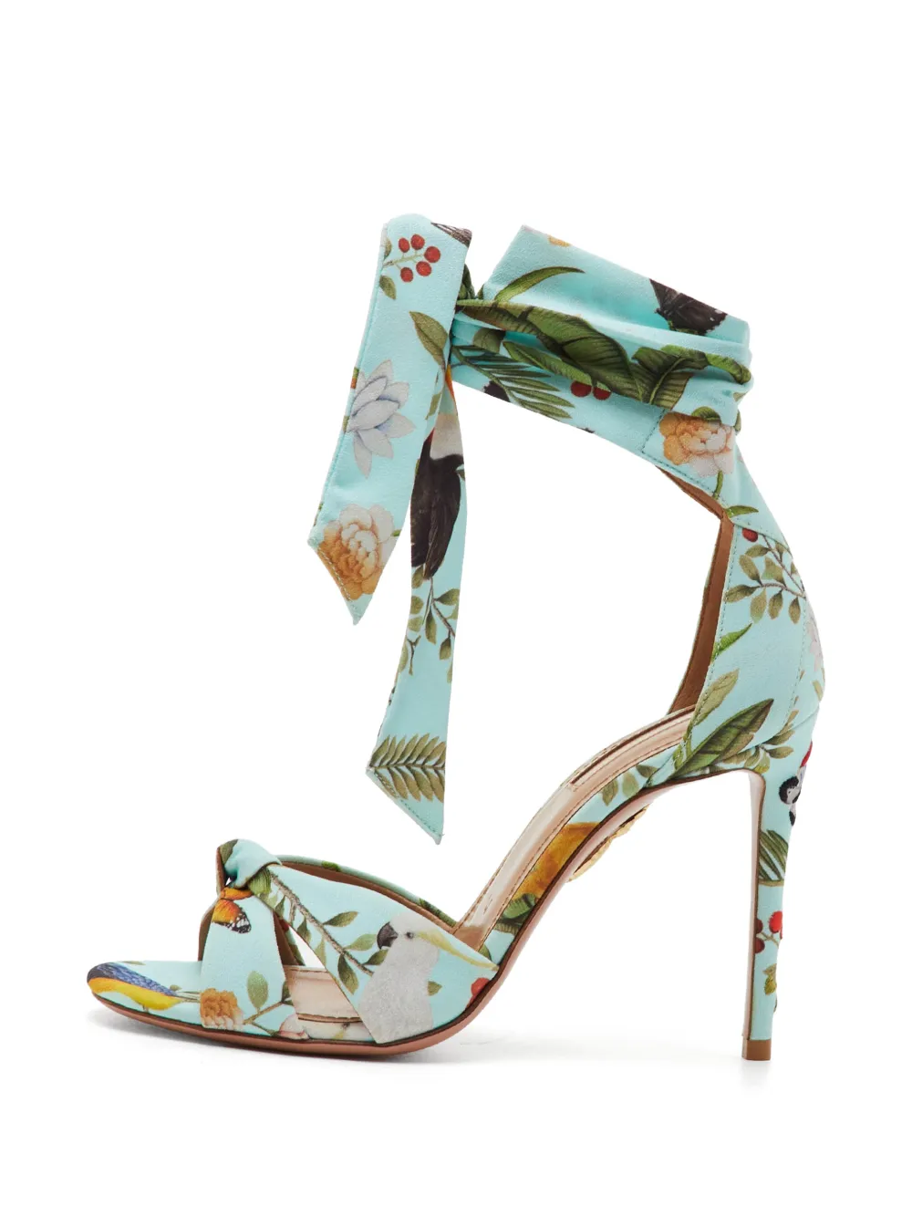 Aquazzura Sandali con stampa - Blu