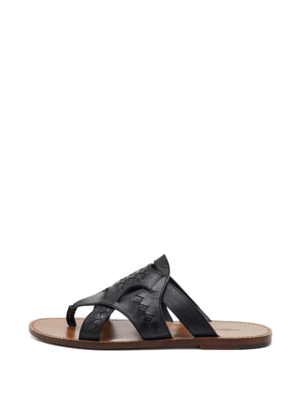 Bottega Veneta Pre-Owned Intrecciato Sandalen - Schwarz