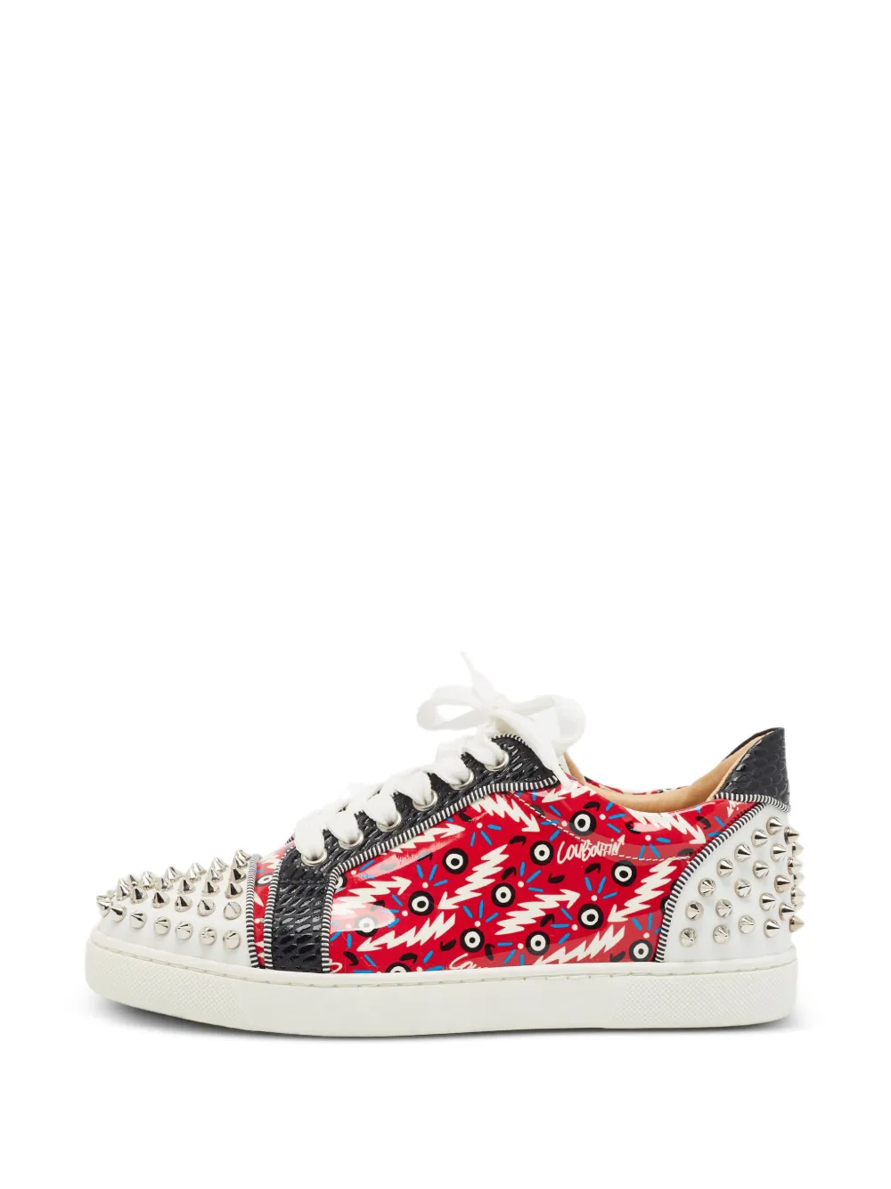 Christian Louboutin Pre-Owned Viera Spikes Sneakers - Rot