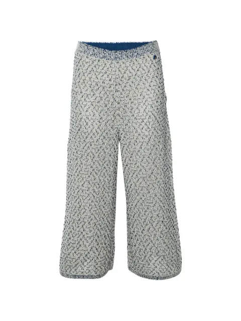 CHANEL Pre-Owned textured knit culottes
