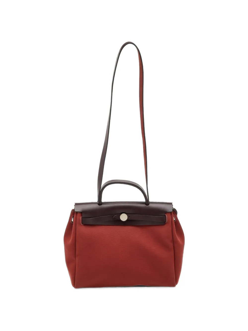 Hermès Pre-Owned 2022 31 Herbag Zip satchel bag - Rosso