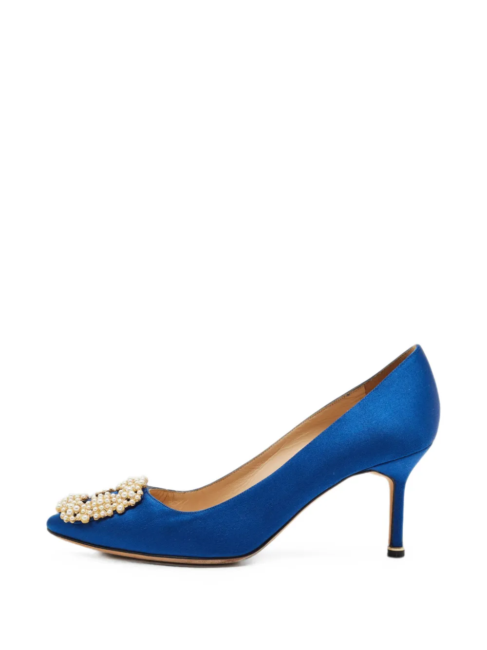 Manolo Blahnik Hangisi pointed-toe pumps - Blau