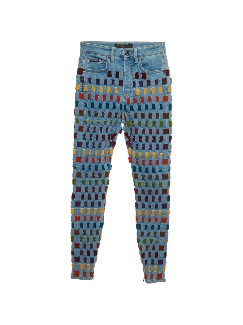 Dolce & Gabbana Pre-Owned jean Ribbon Audrey en velours - Bleu Dolce & Gabbana Pre-Owned jean Ribbon Audrey en velours - Bleu