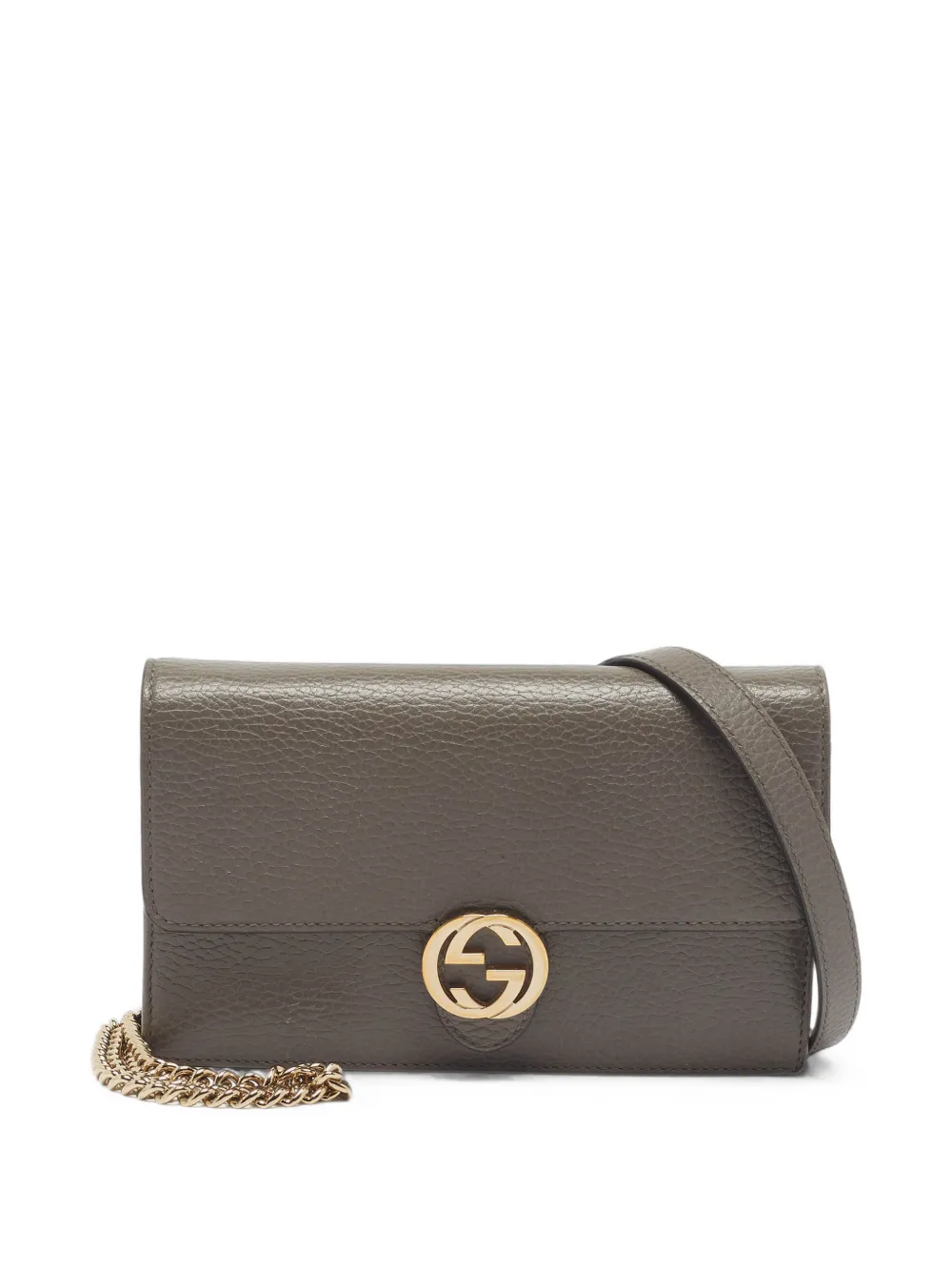 Gucci Pre-Owned Interlocking G wallet - Grau