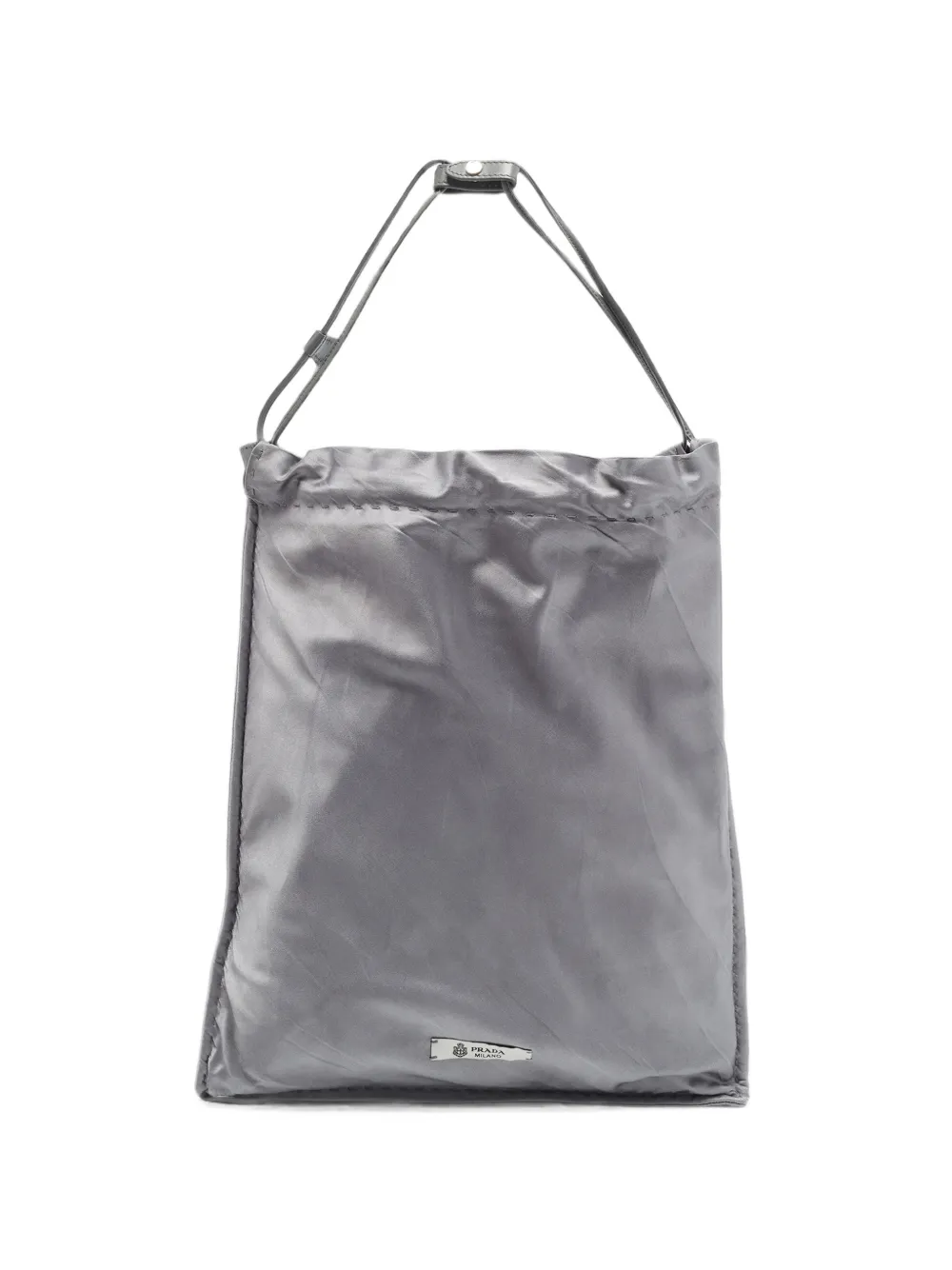 Prada Pre-Owned Borsa a secchiello Wish con coulisse - Grigio