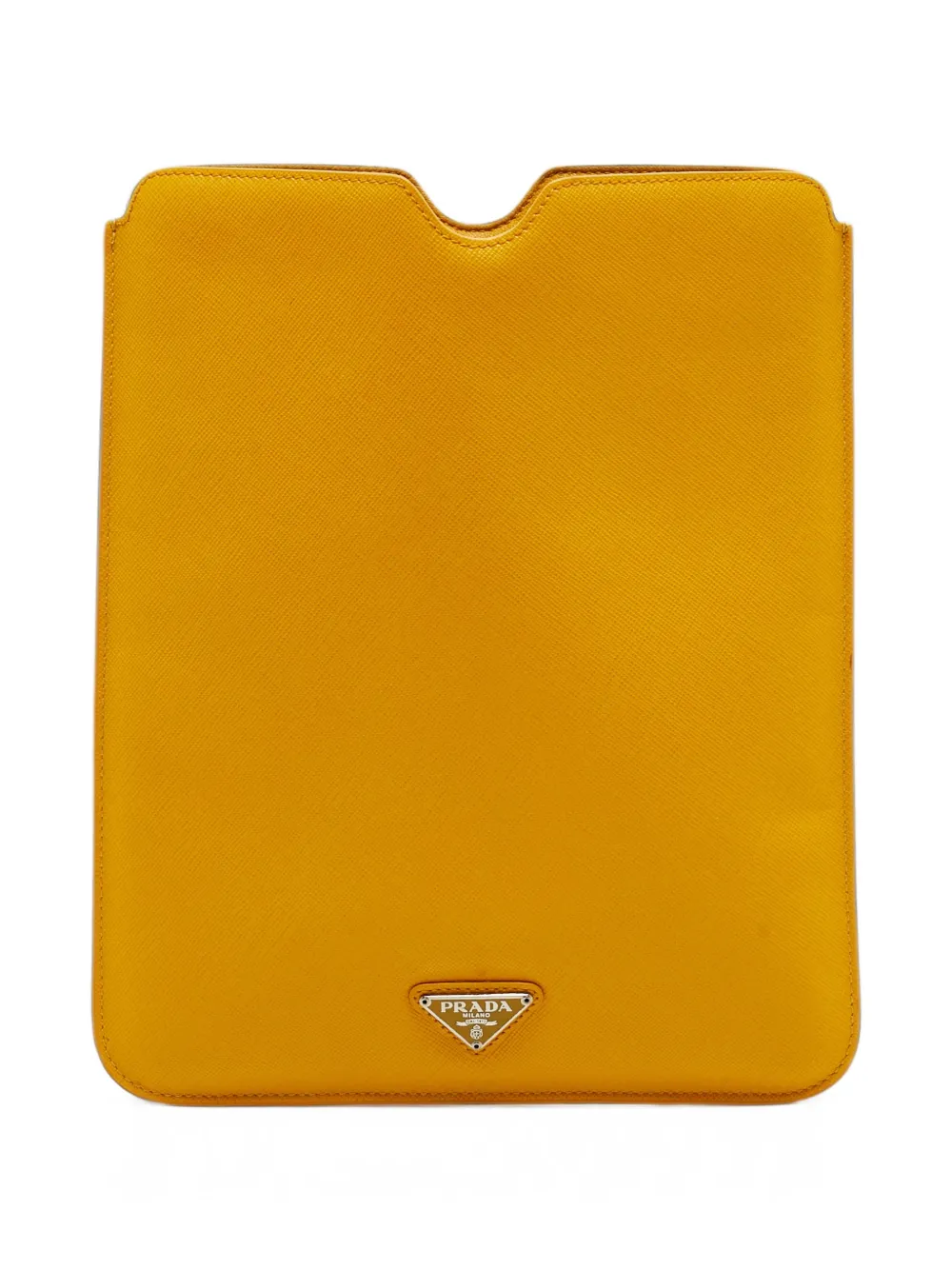 Prada Pre-Owned Saffiano Lux tablet case - Giallo