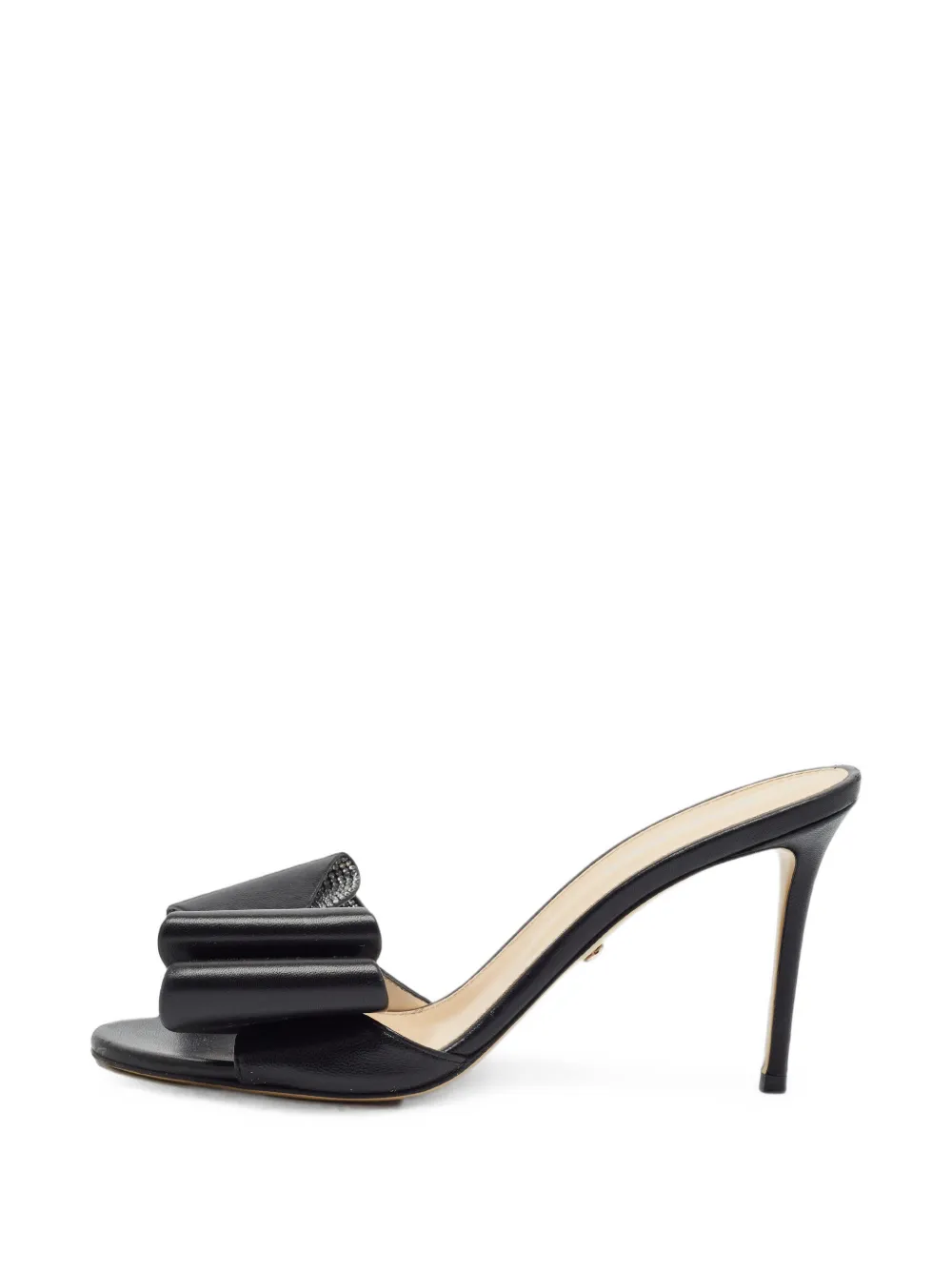 MACH & MACH Le Cadeau Sandalen mit Schleife - Schwarz