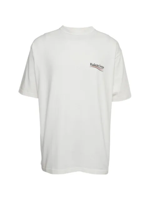 Balenciaga Pre-Owned camiseta con logo Political Campaign 2020