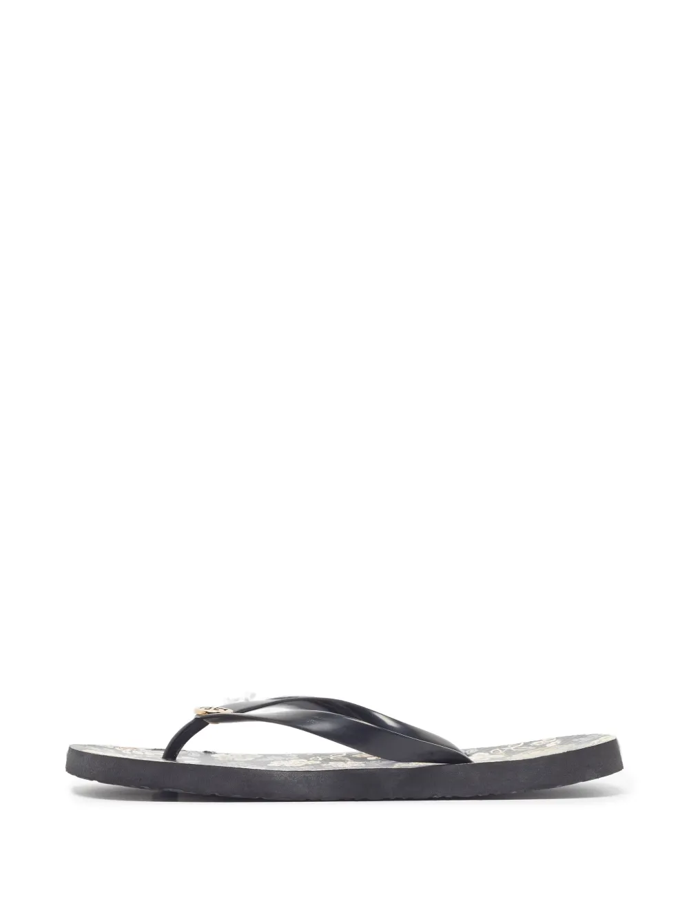 Tory Burch Miller Flip-Flops mit Print - Schwarz