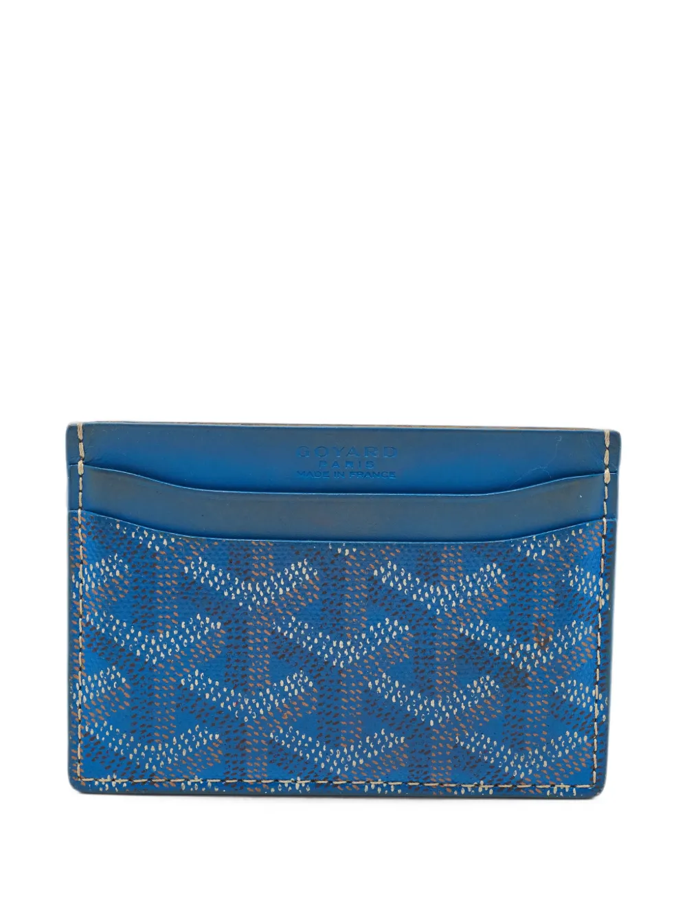 Goyard Pre-Owned Portacarte Saint Sulpice in tela Goyardine 2016 - Blu