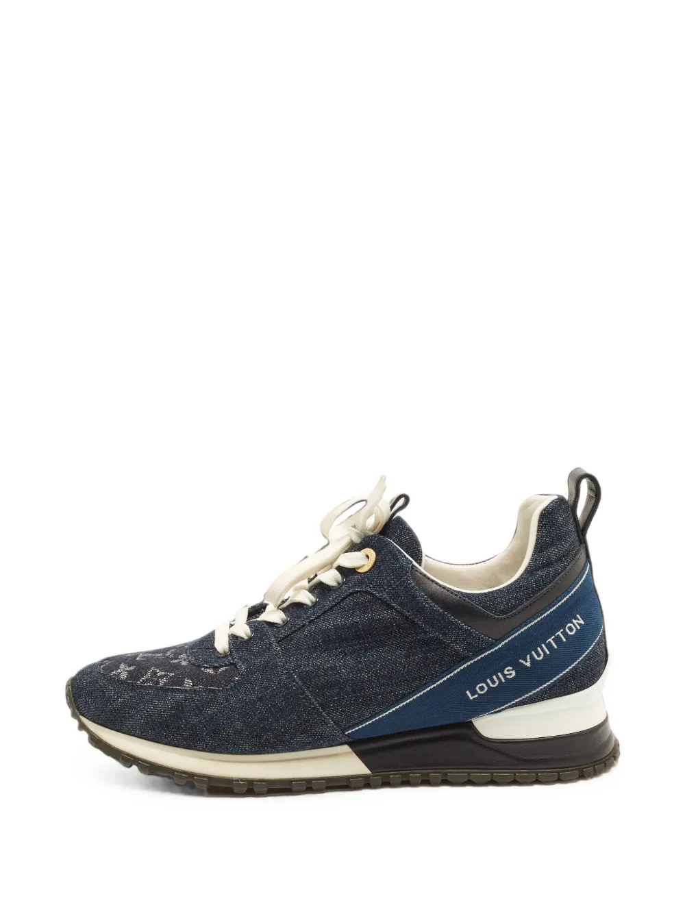 Louis Vuitton Pre-Owned Run Away Sneakers mit Monogramm - Blau