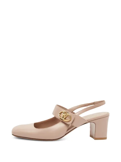 Valentino Garavani Pre-Owned VLogo Mary Jane slingback pumps