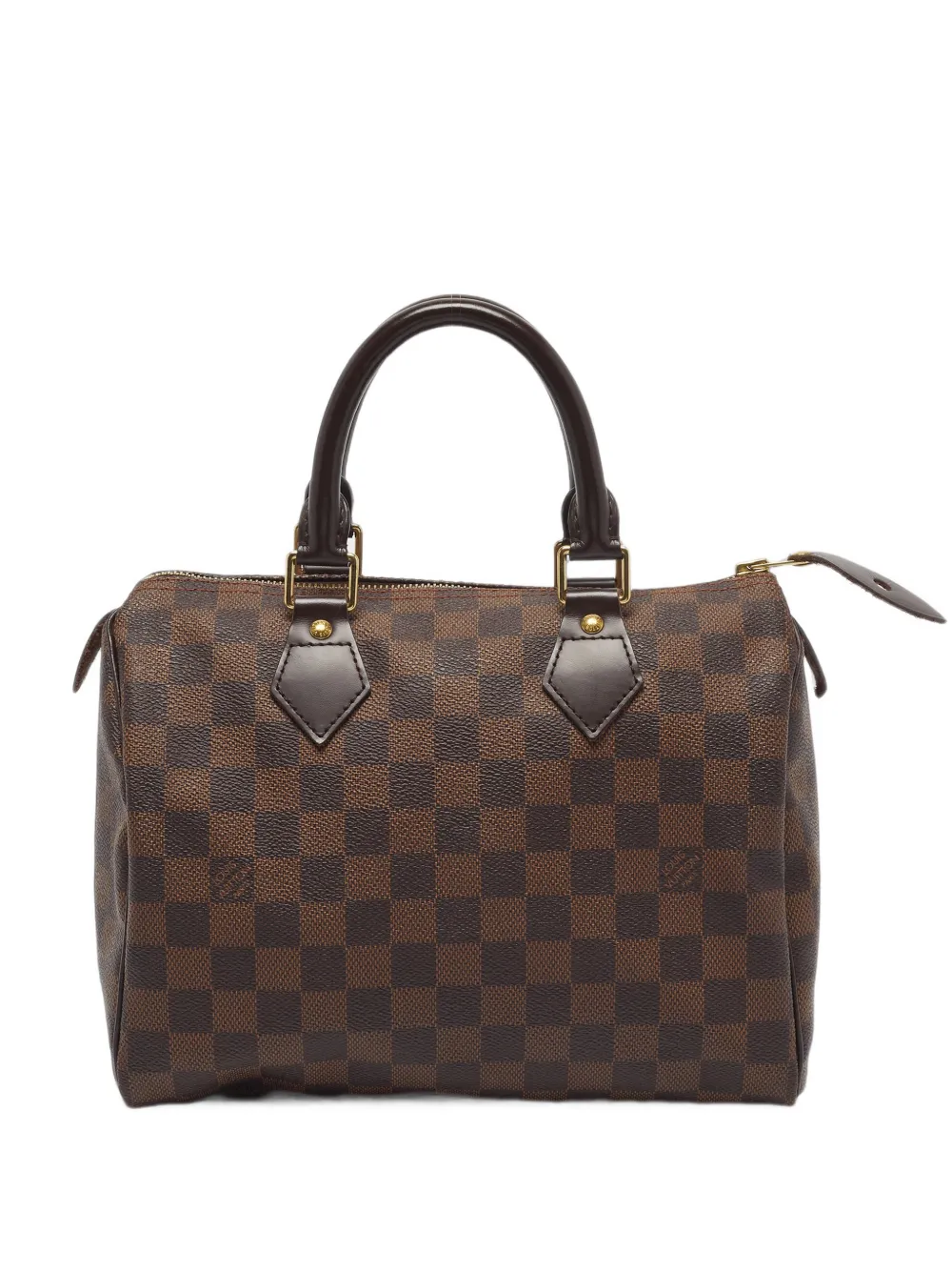 Louis Vuitton Pre-Owned Borsa tote Speedy 25 in tela Damier Ébène 2009 - Marrone