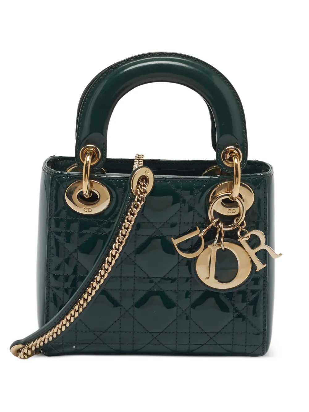 Christian Dior Pre-Owned 2019 Lady Dior Cannage tote bag - Grün