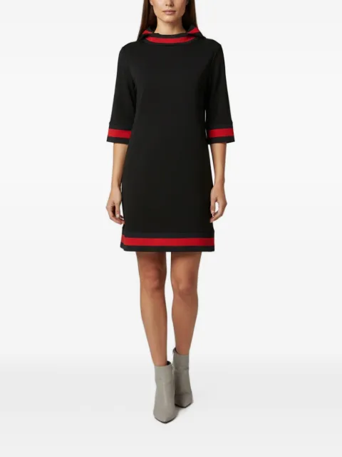 Gucci Pre-Owned vestido corto con capucha y tribanda Web