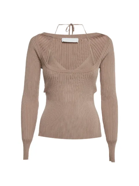 SIMKHAI  Jayline rib-knit sweater