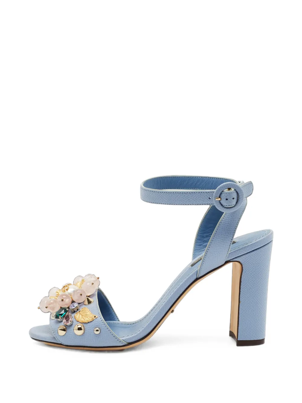 Dolce & Gabbana Pre-Owned embellished ankle-strap sandals - Blau