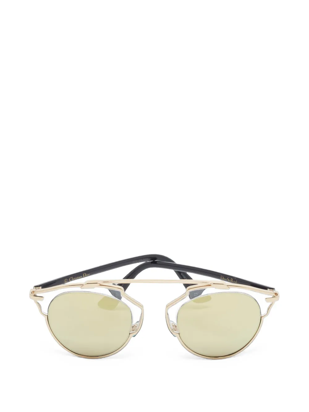Christian Dior Pre-Owned lunettes de soleil So Real à monture pilote Christian Dior Pre-Owned lunettes de soleil So Real à monture pilote