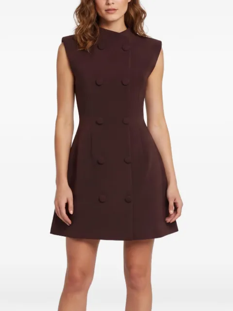 424 double-breasted sleeveless mini dress