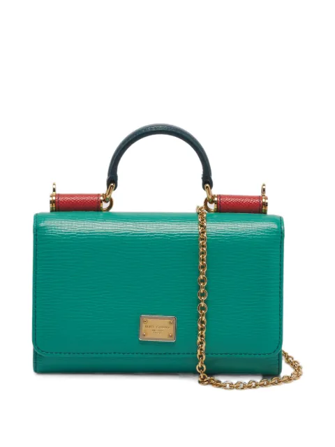 Dolce & Gabbana Pre-Owned Miss Sicily Von leather mini bag