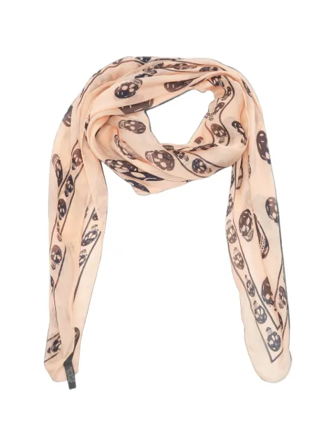 Alexander McQueen Pre-Owned Skull print square scarf