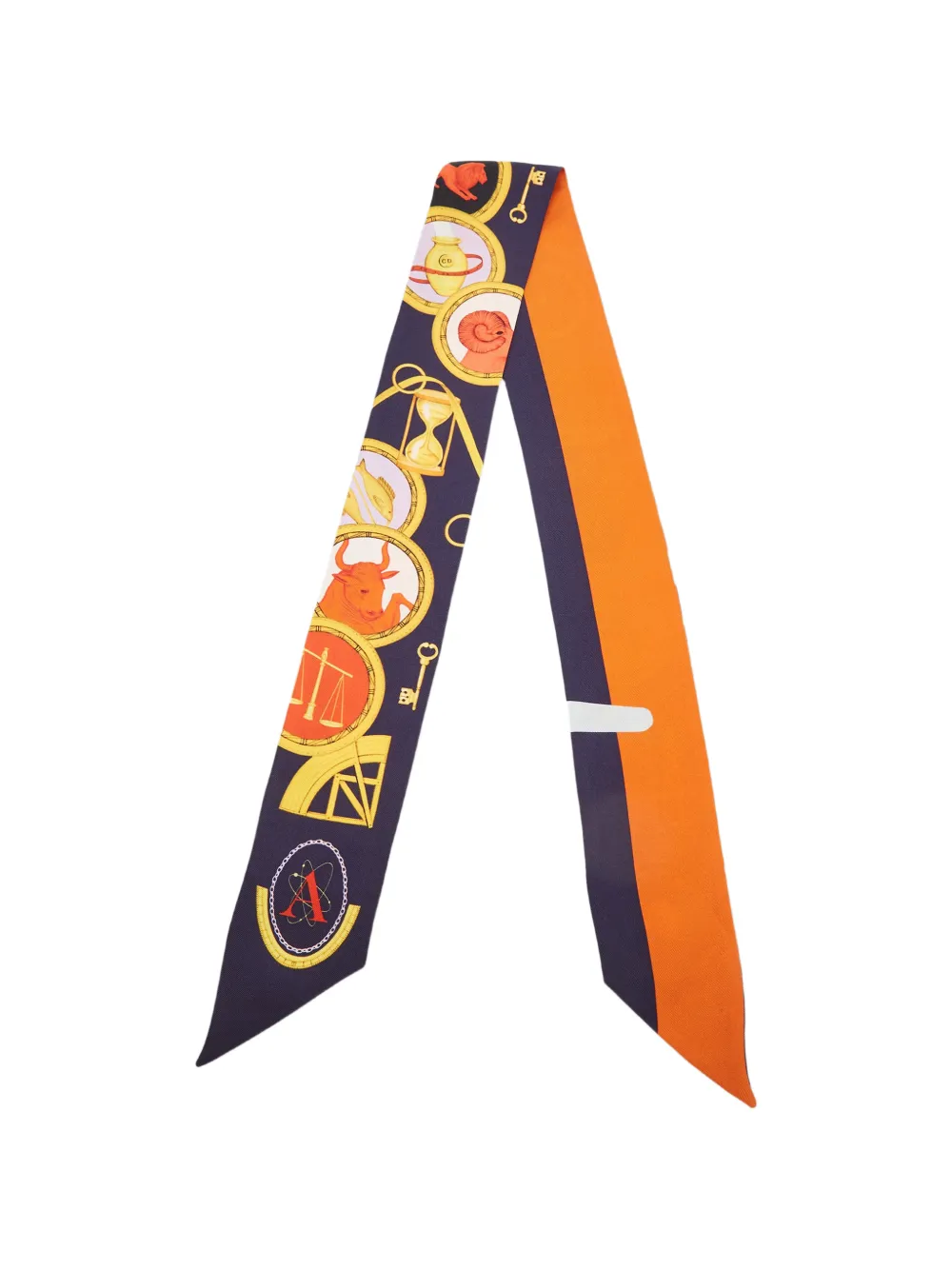 Christian Dior Pre-Owned Mitzah astrology-print scarf - Blau