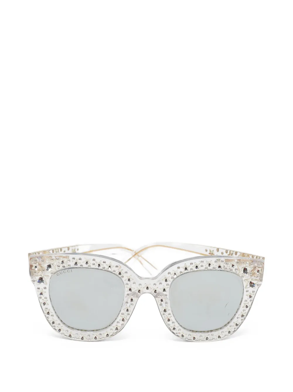 Gucci Pre-Owned Occhiali da sole cat-eye - Grigio