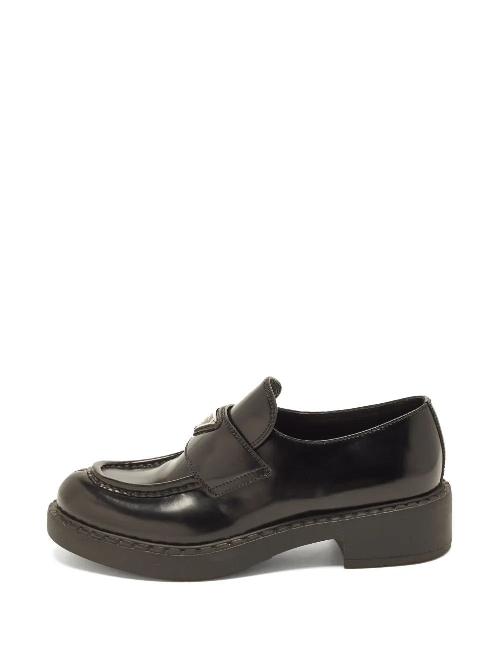 Prada Pre-Owned Mocassini chunky Chocolate - Nero
