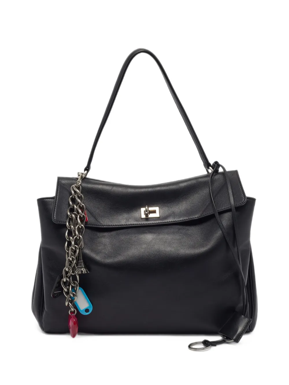 Balenciaga Pre-Owned Mittelgroße Rodeo Tote Bag mit Drehverschluss - Schwarz