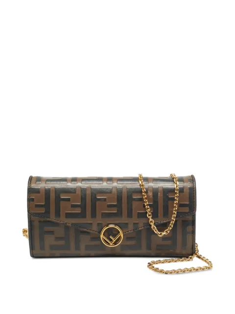Fendi Pre-Owned 2021 Zucca-embossed FF mini bag