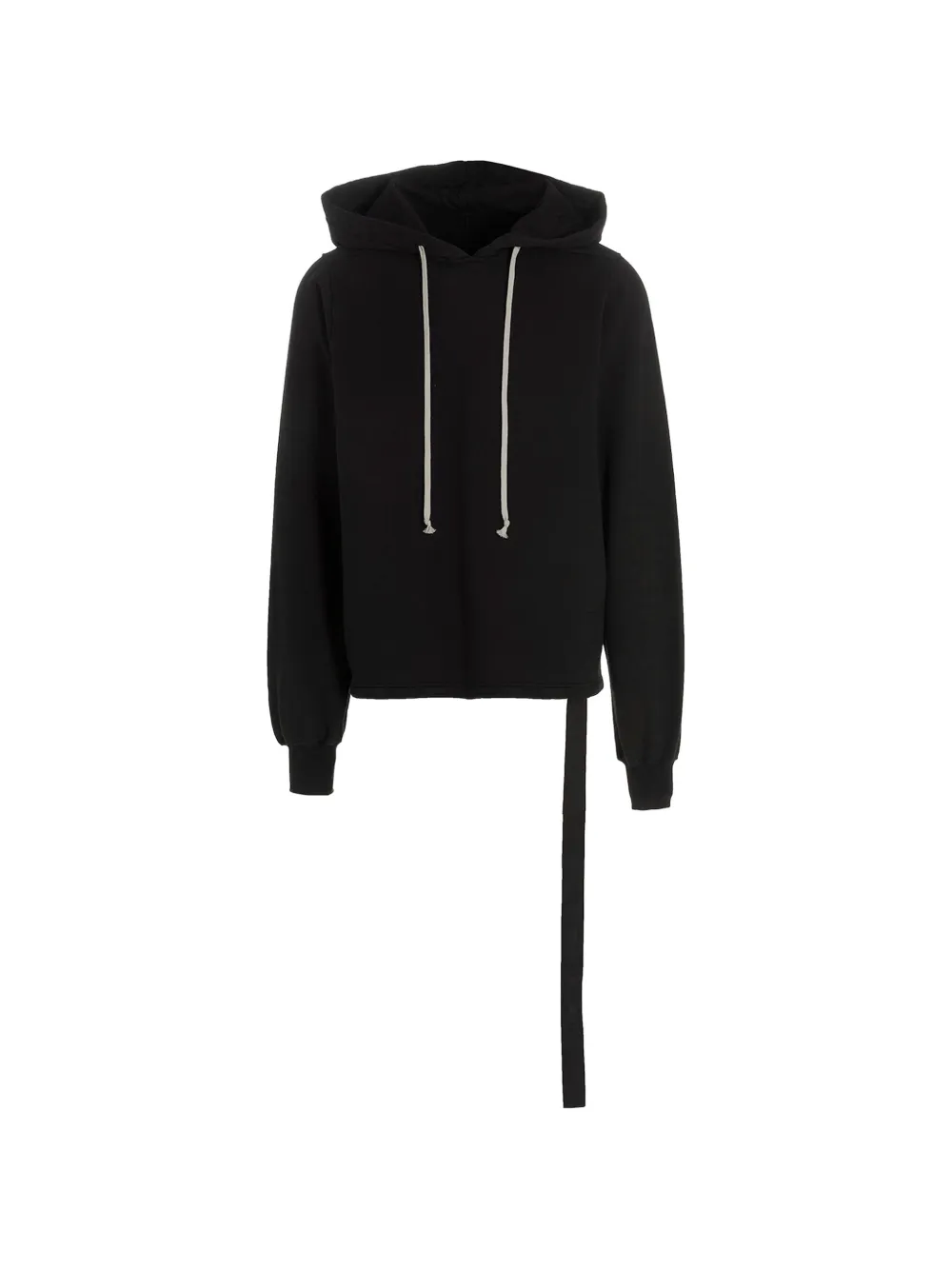 Rick Owens DRKSHDW asymmetrical-stitching hoodie - Nero