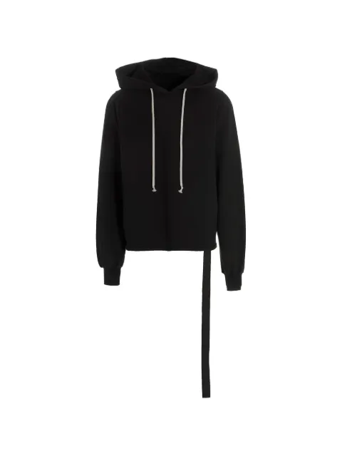 Rick Owens DRKSHDW asymmetrical-stitching hoodie