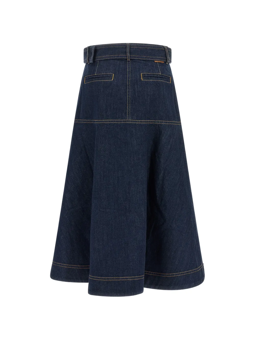 ZIMMERMANN Midi-spijkerrok Blauw