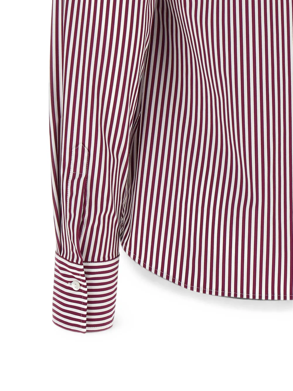 Xacus Sarakt gestreept blouse Rood