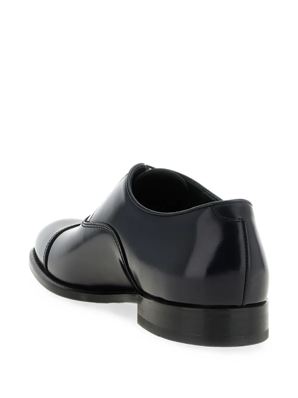 Doucal's cap-toe Oxford shoes Zwart