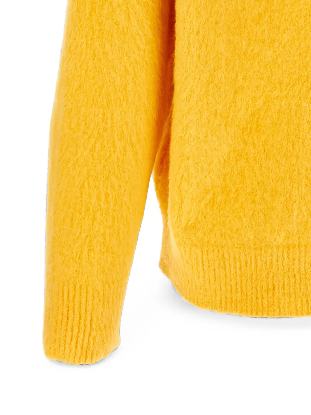 Roberto Collina Sweater met ronde hals en verlaagde schouders Geel