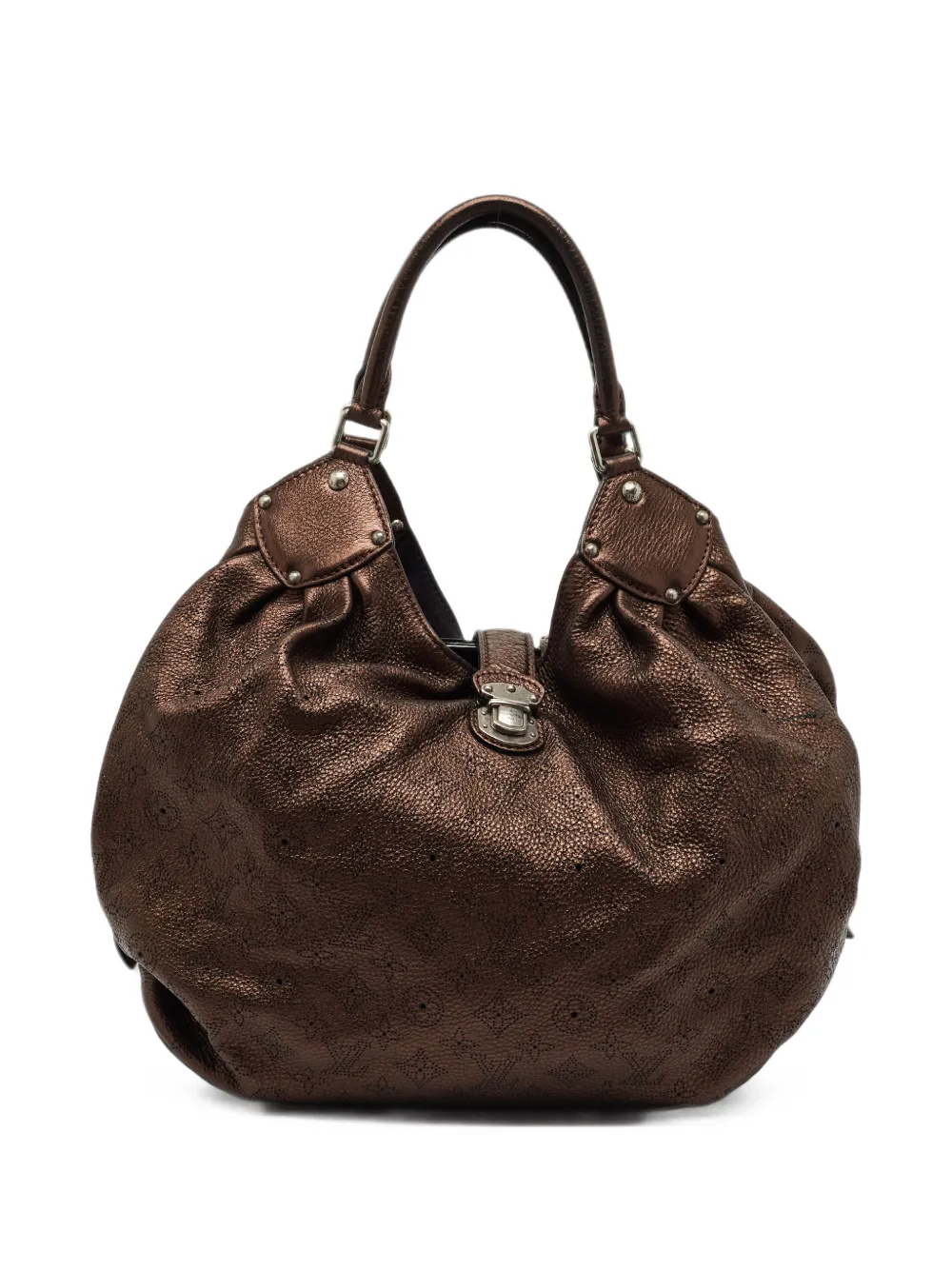Louis Vuitton Pre-Owned 2008 XL Surya Monogram Mahina tote bag - Marrone