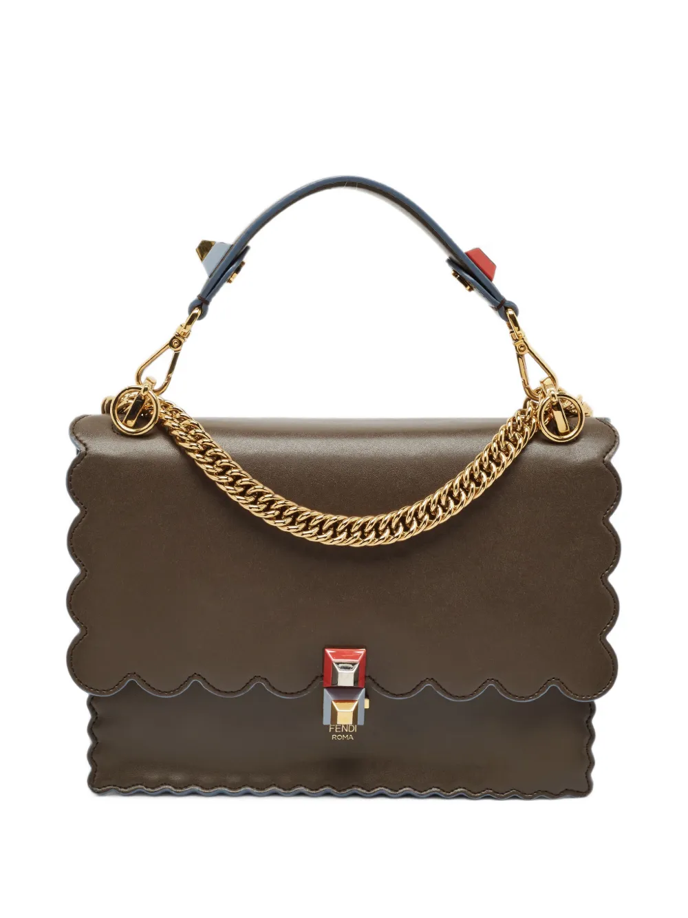 Fendi Pre-Owned 2017s mittelgroße Kan I Schultertasche - Braun