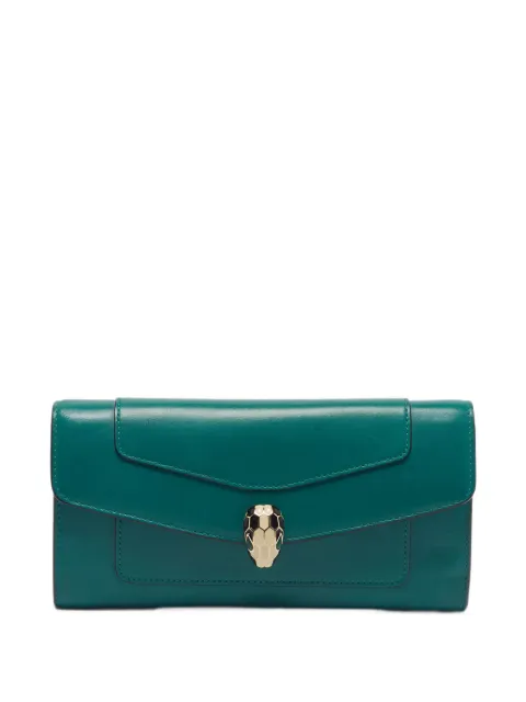 Bvlgari Pre-Owned Serpenti Forever continental wallet
