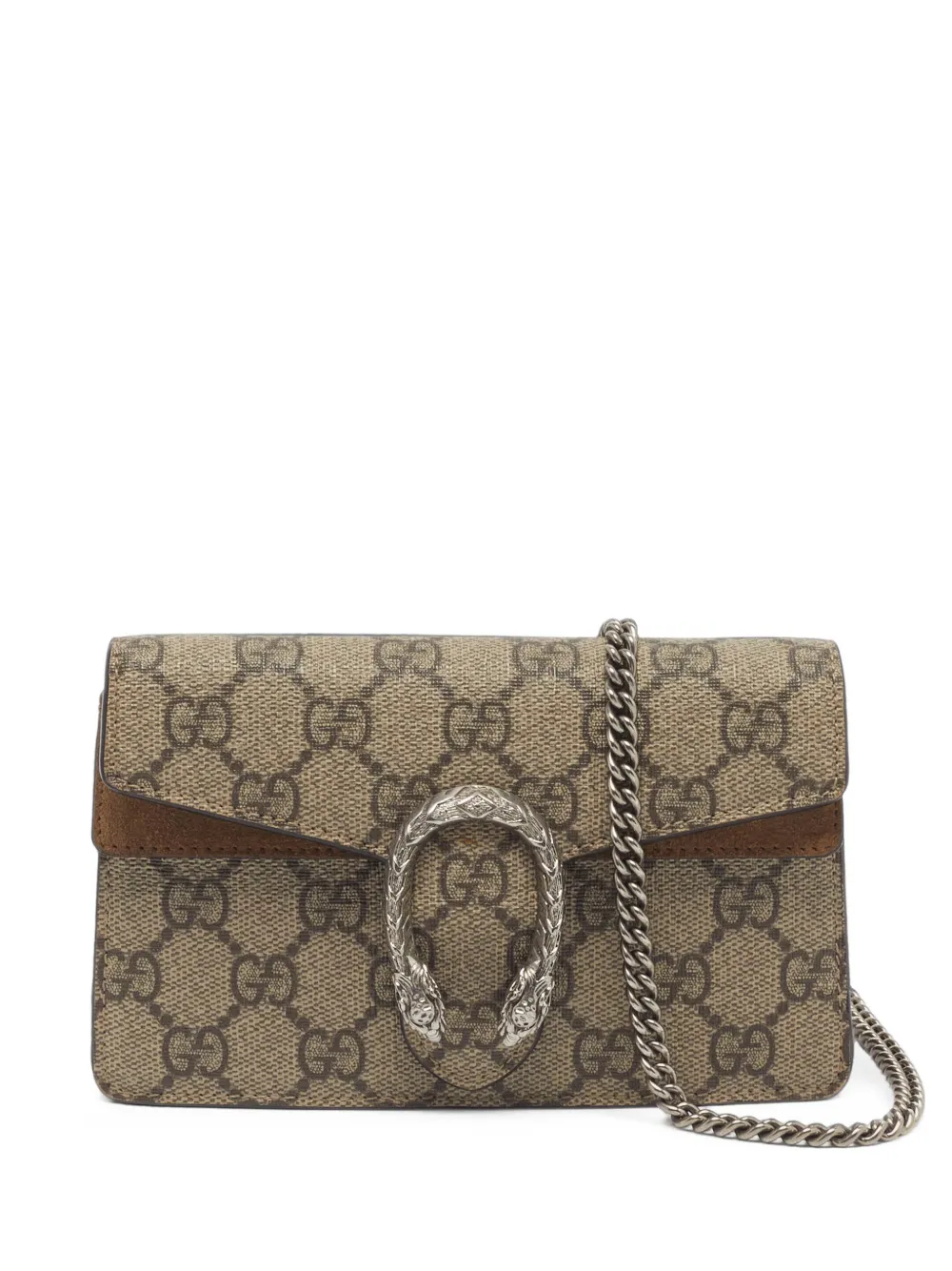 Gucci Pre-Owned Borsa a spalla Dionysus mini in tessuto GG Supreme - Toni neutri