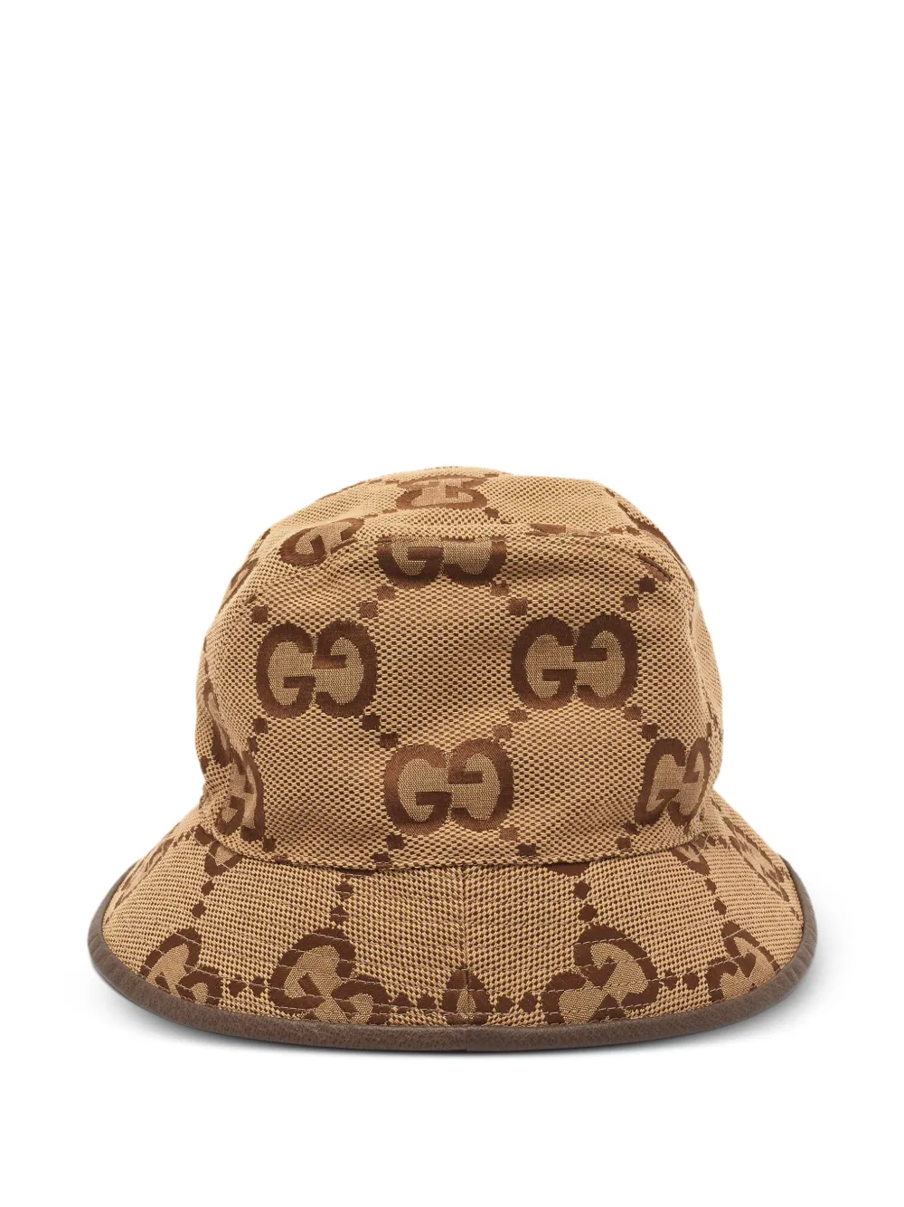 Gucci Pre-Owned GG jacquard bucket hat - Toni neutri
