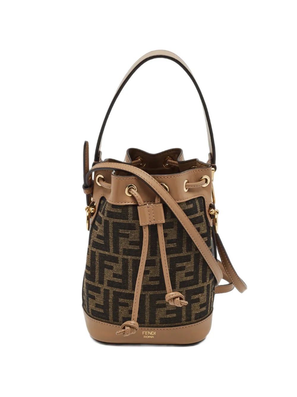 Fendi Pre-Owned 2024 mini Mon Tresor Beuteltasche - Braun