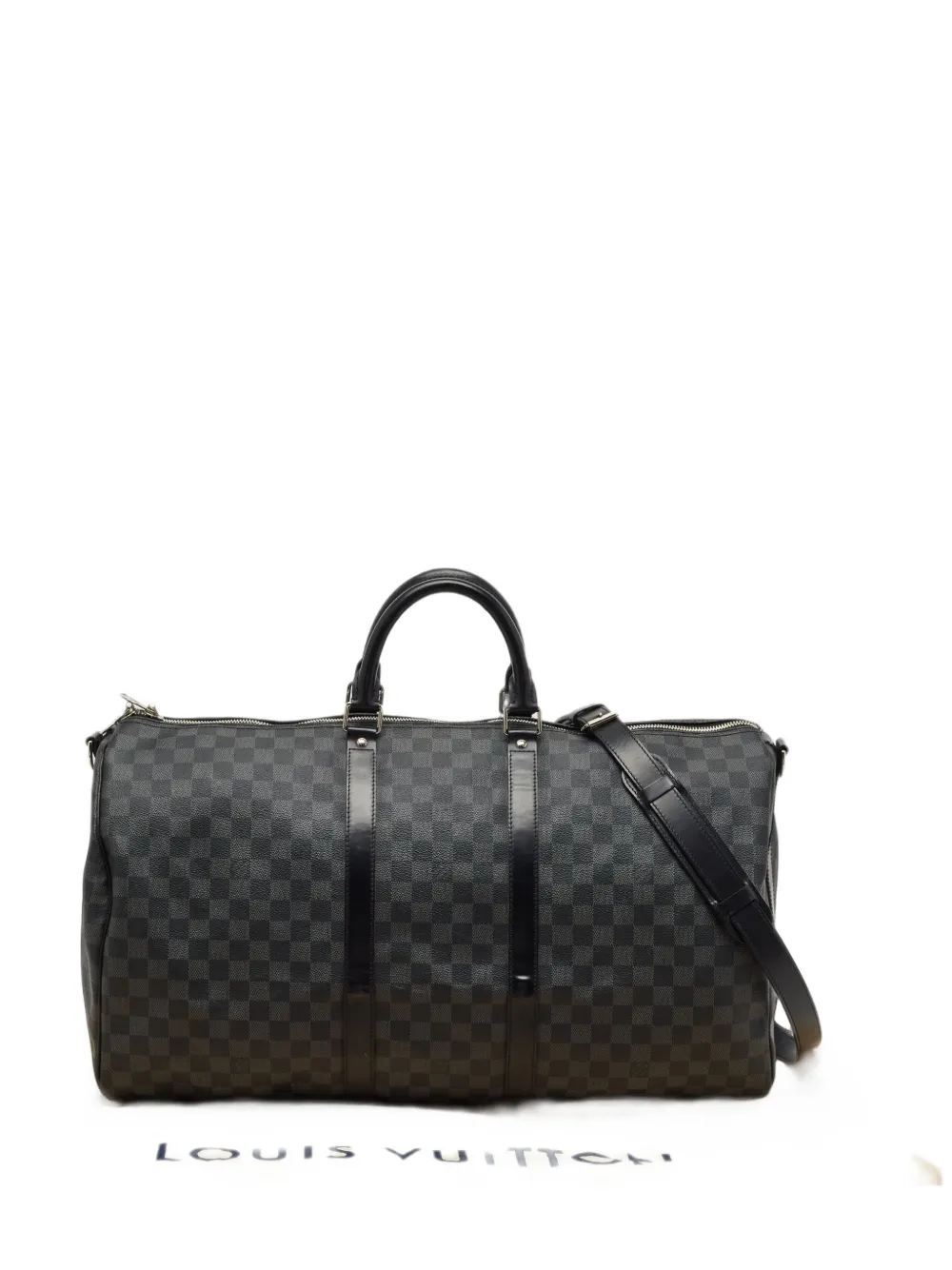 Louis Vuitton Pre-Owned 2018 Keepall Bandoulière Damier Graphite Reisetasche 55cm - Grau