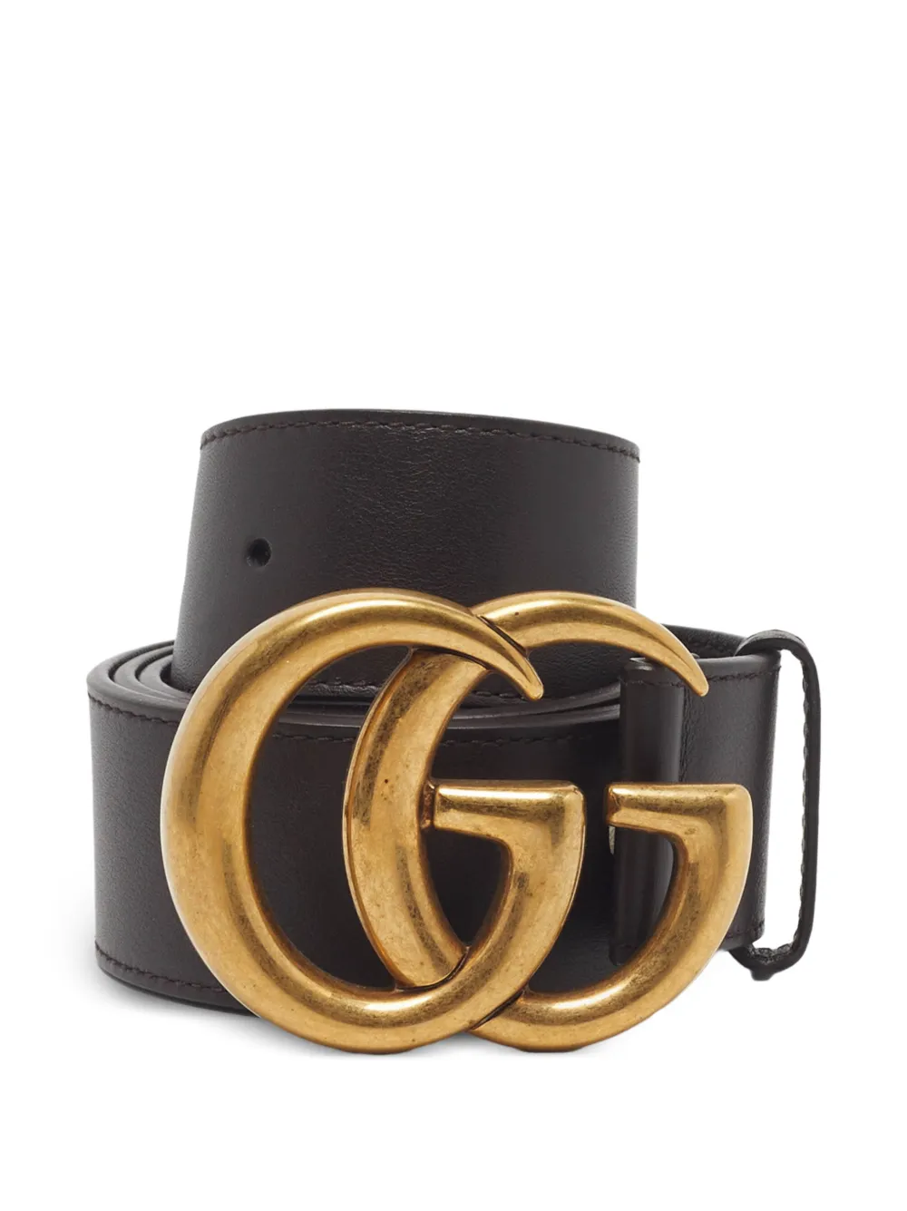 Gucci Pre-Owned GG Marmont belt - Marrone