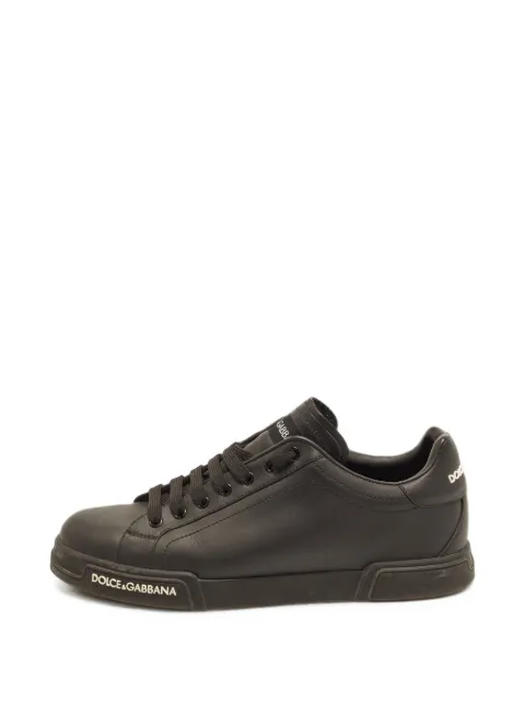 Dolce & Gabbana Pre-Owned Portofino lace-up low-top sneakers
