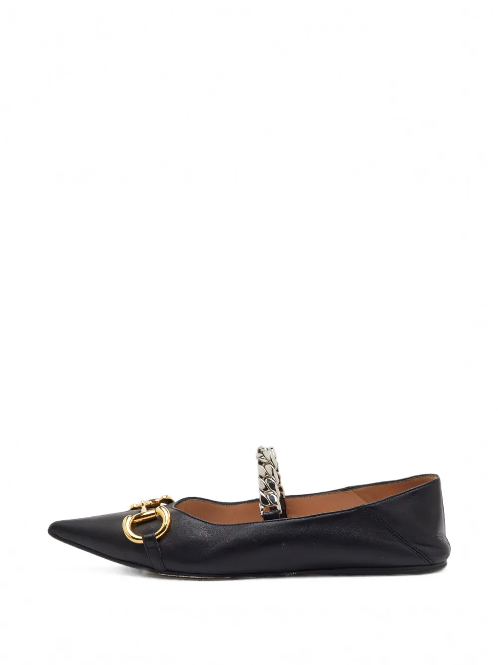Gucci Pre-Owned Ballerine Deva con morsetto - Nero