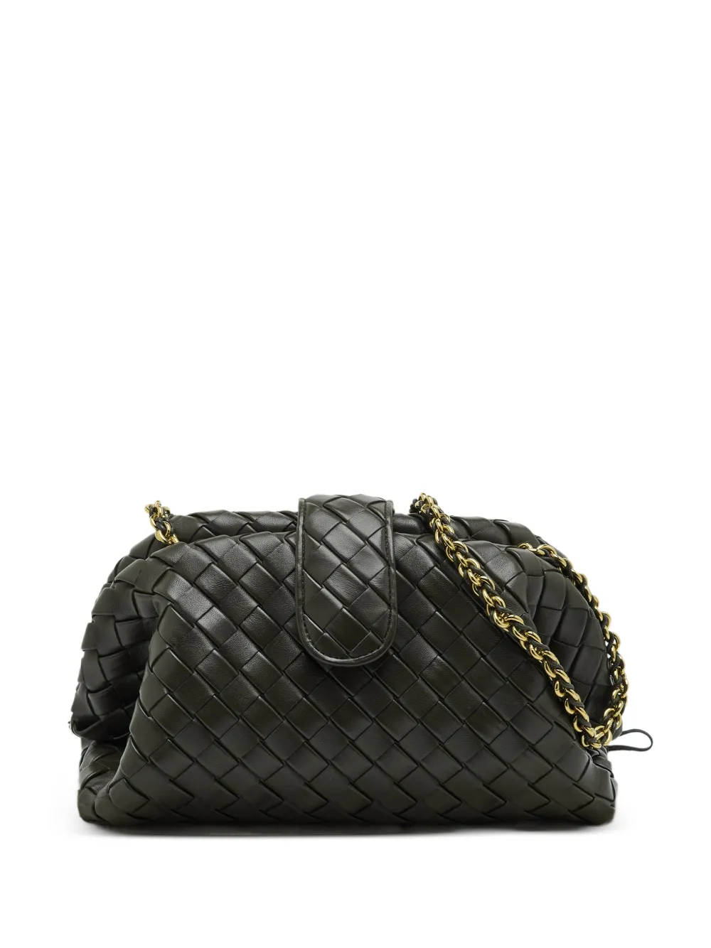 Bottega Veneta Pre-Owned small The Lauren 1980 Intrecciato clutch bag - Verde